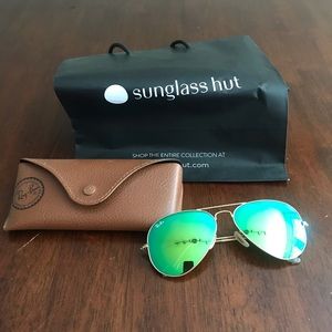 Ray Ban Aviators Flash Lens